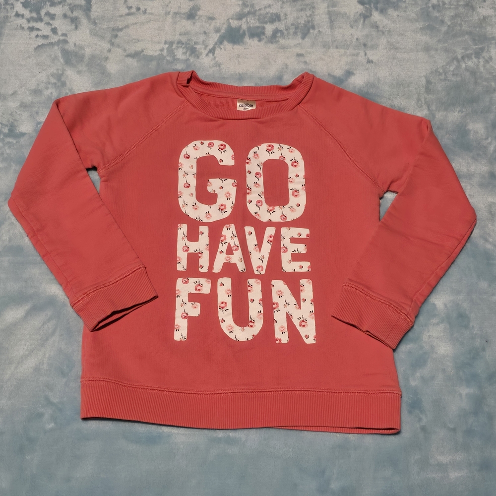 Size 6 OshKosh B'gosh 'Go Have Fun' Sweatshirt